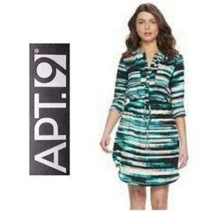 Apt. 9  Crepe Shirt Dress